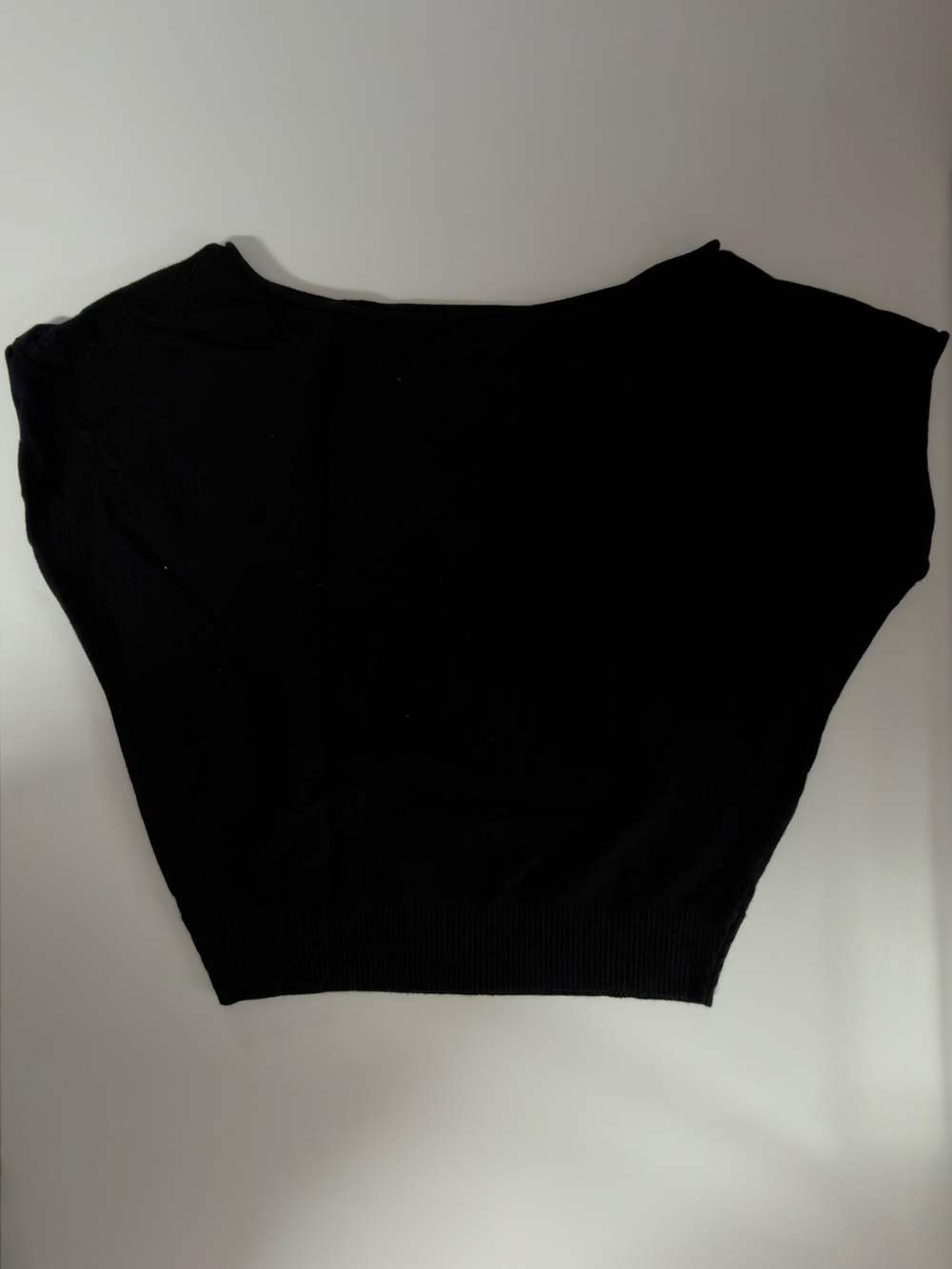Garage Off Shoulder Short Sleeve Cinch Waist Top
